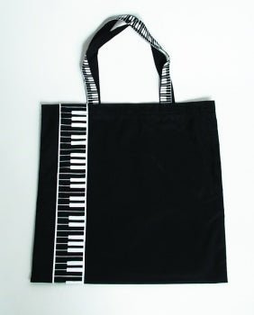 Music Note Tote Bag Keyboard - Black Music Treasures Accessories for sale canada