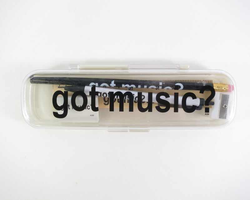 Music Pencil Case got music? Aim Gifts Novelty for sale canada