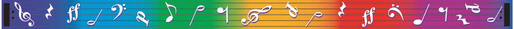 Brainy Border Music Symbols, Brainy Borders