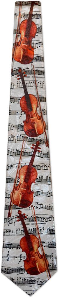 Music Ties - Violins with Sheet Music Aim Gifts Novelty for sale canada