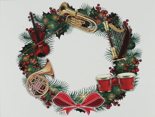 Musical Christmas Cards Christmas Wreath Music Treasures Accessories for sale canada