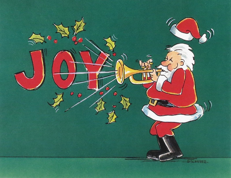 Musical Christmas Cards with Santa Claus and Trumpet Music Treasures Accessories for sale canada
