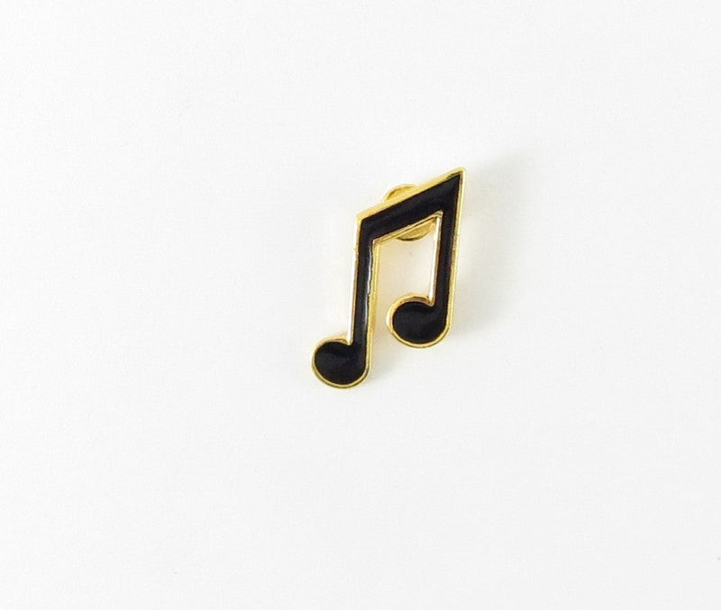 Musical Gold Plated Cloisonné Mini Pins - 8th Note Aim Gifts Accessories for sale canada