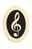 Musical Gold Plated Cloisonné Mini Pins - G - Clef Oval Aim Gifts Accessories for sale canada