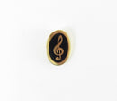 Musical Gold Plated Cloisonné Mini Pins - G - Clef Oval Aim Gifts Accessories for sale canada