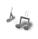 Musical Note Shower Curtain Hooks Silver Music Treasures Novelty for sale canada