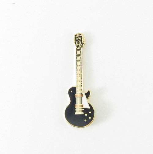 MUSICAL PIN EL.P. Custom Black Electric Guitar Aim Gifts Accessories for sale canada