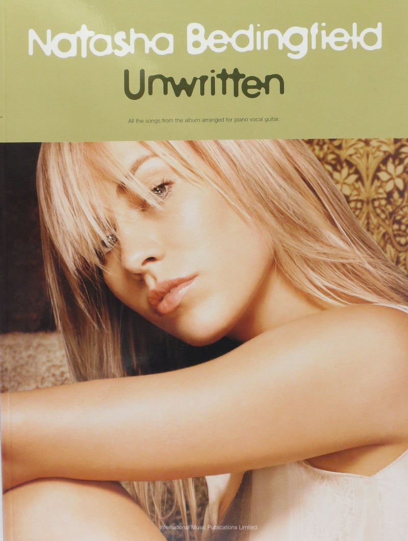 Natasha Bedingfield Unwritten Hal Leonard Corporation Music Books for sale canada