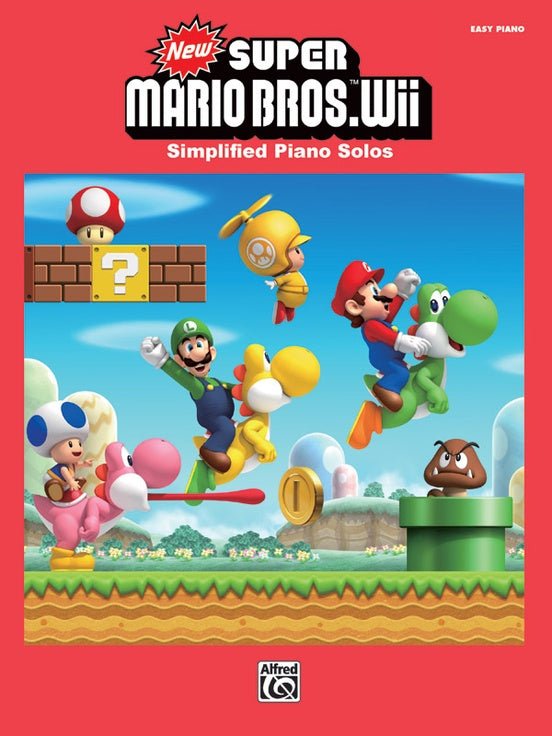 New Super Mario Bros.™ Wii for Easy Piano Alfred Music Publishing Music Books for sale canada