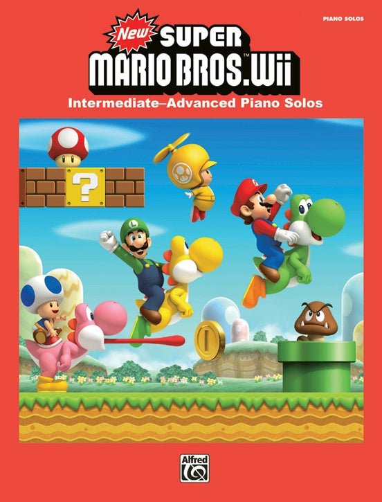 New Super Mario Bros.™ Wii Intermediate--Advanced Piano Solos Default Alfred Music Publishing Music Books for sale canada