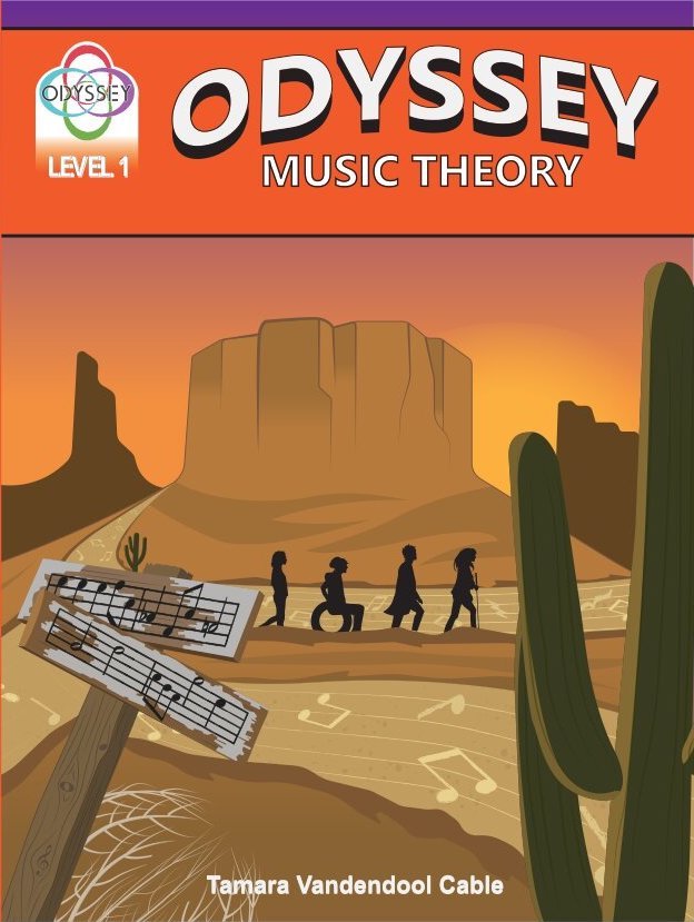 Odyssey Music Theory - Level 1 Tamara Vandendool Cable Music Books for sale canada