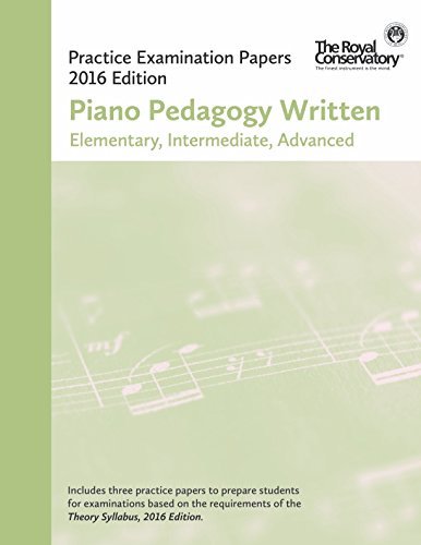 Official Examination Papers 2016 Edition: Piano Pedagogy Written Frederick Harris Music Music Books for sale canada
