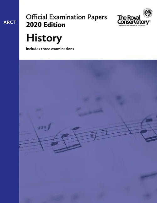 Official Examination Papers: ARCT History 2020 Frederick Harris Music Music Books for sale canada