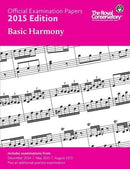 Official Examination Papers Basic Harmony 2015 Frederick Harris Music Music Books for sale canada