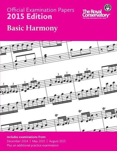 Official Examination Papers Basic Harmony 2015 Frederick Harris Music Music Books for sale canada