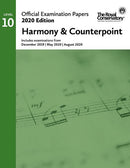 Official Examination Papers: Level 10 Harmony & Counterpoint 2020 Edition Frederick Harris Music Music Books for sale canada