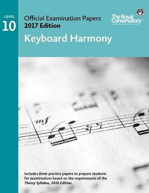 Official Examination Papers : Level 10 - Keyboard Harmony Frederick Harris Music Music Books for sale canada