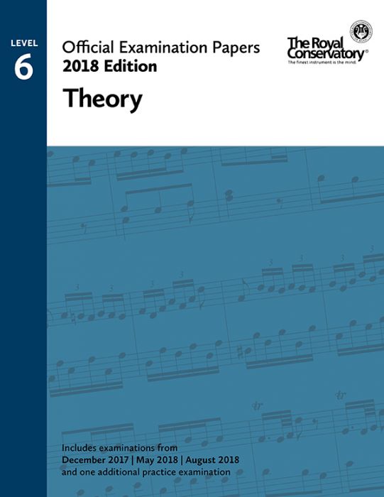 Official Examination Papers Level 6 Theory 2016 Edition Frederick Harris Music Music Books for sale canada