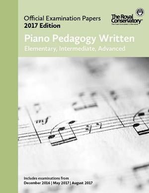 Official Examination Papers : Piano Pedagogy Written - 2017 Edition Frederick Harris Music Music Books for sale canada