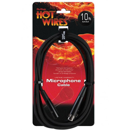 On-Stage Mic Cable (10', XLR-XLR), MC12-10 On-Stage Accessories for sale canada