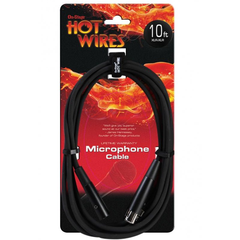 On-Stage Mic Cable (10', XLR-XLR), MC12-10 On-Stage Accessories for sale canada