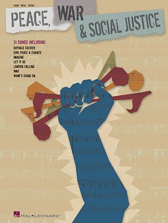 Peace,War & Social Justice Hal Leonard Corporation Music Books for sale canada