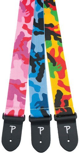 Perri's 2" Poly Pro Camo Guitar Strap Blue Perri's Guitar Accessories for sale canada