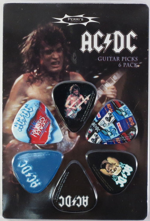 Perri's AC DC Guitar Picks 6 Pack LP-AD3 Perri's Accessories for sale canada