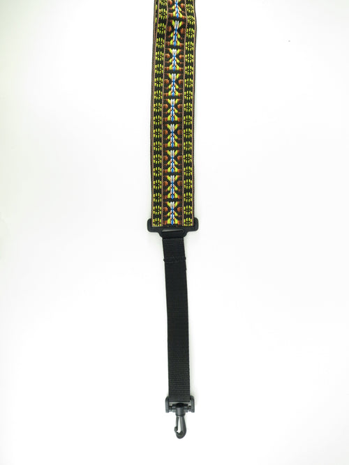 Perri's Leathers 2” Wide Black Poly Pro Banjo Strap with Plastic Swivel Hook NWSBJ Yellow/Orange Perri's Instrument Accessories for sale canada