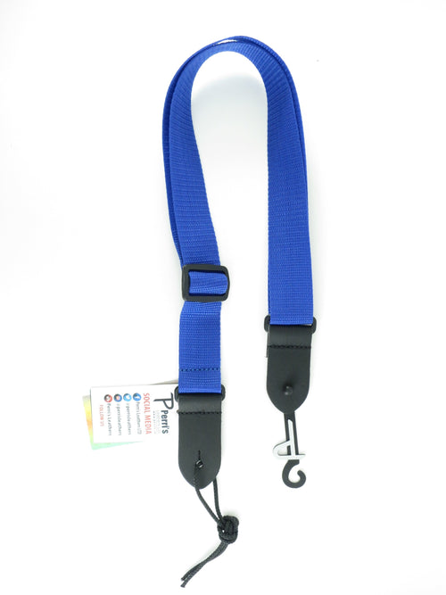 Perri's Leathers Ukulele Straps NWS15 1.5” WIDE Blue Perri's Ukulele Accessories for sale canada
