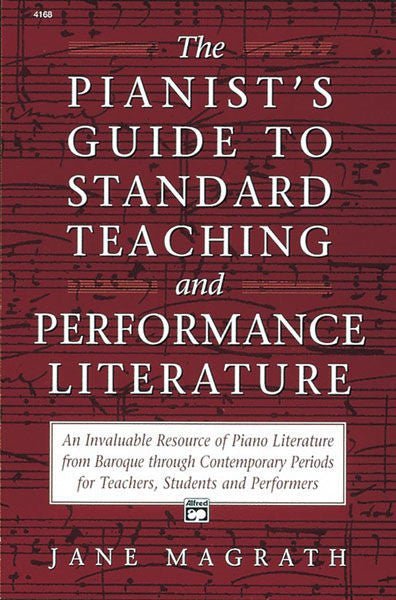 Pianists Guide to Standard Teaching and Performance Literature Default Alfred Music Publishing Music Books for sale canada