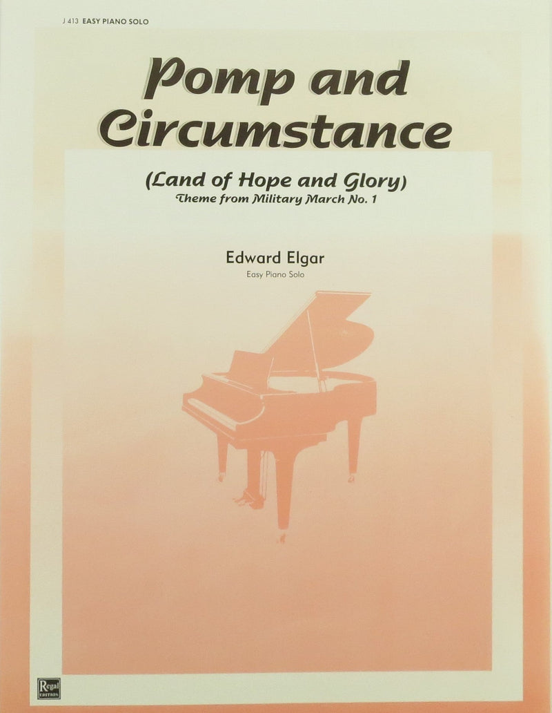Pomp and Circumstance, Theme from Military March No. 1 Hal Leonard Corporation Music Books for sale canada