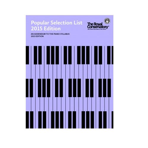 Popular Selection List / 2015 Edition Frederick Harris Music Music Books for sale canada