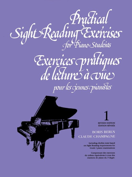 Practical Sight Reading Exercises for Piano Students, Book 1 Alfred Music Publishing Music Books for sale canada