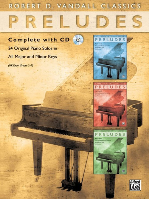Preludes Complete with CD Alfred Music Publishing Music Books for sale canada