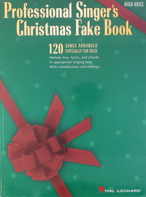 Professional Singer's Christmas Fake Book High Voice Hal Leonard Corporation Music Books for sale canada