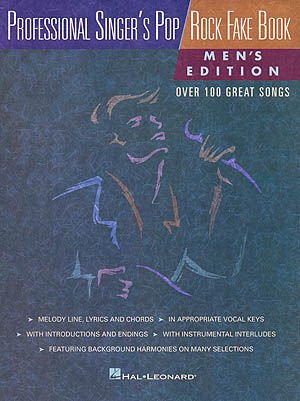 Professional Singer's Pop Rock Fake Book, Men's Edition Hal Leonard Corporation Music Books for sale canada