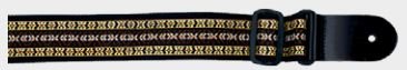 Profile 620 Series 2” Jacquered Weave Nylon Guitar Straps Red & Yellow Edging Profile Guitar Accessories for sale canada