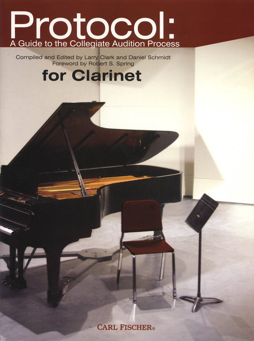 Protocol: A Guide to the Collegiate Audition Process for Clarinet Carl Fischer Music Music Books for sale canada