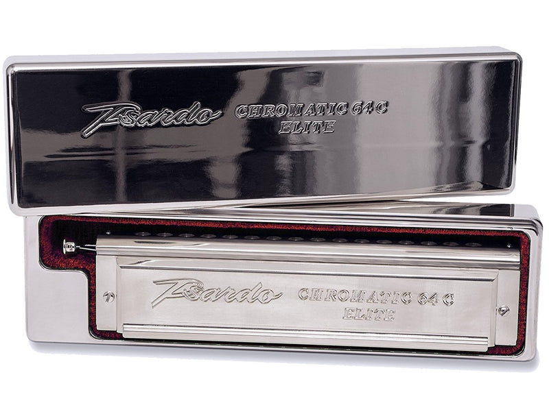 Psardo Chromatic 64 - The Elite Philharmonicas Harmonica for sale canada