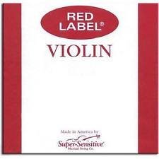Red Label: Violin E String 4/4 Medium Gauge Super-Sensitive Accessories for sale canada