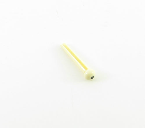 Replacement Plastic Bridge Pin - Ivory with Black Dot Grover Musical Products Inc. Guitar Accessories for sale canada