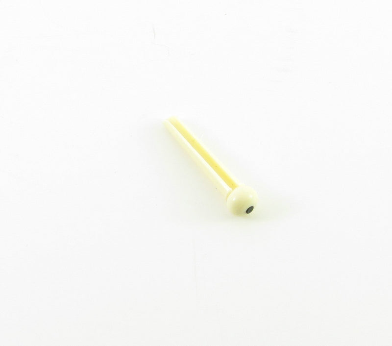 Replacement Plastic Bridge Pin - Ivory with Black Dot Grover Musical Products Inc. Guitar Accessories for sale canada