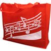 Reusable Music Note Tote Bag Red Aim Gifts Accessories for sale canada