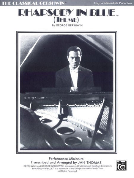 Rhapsody in Blue (Theme) Default Alfred Music Publishing Music Books for sale canada