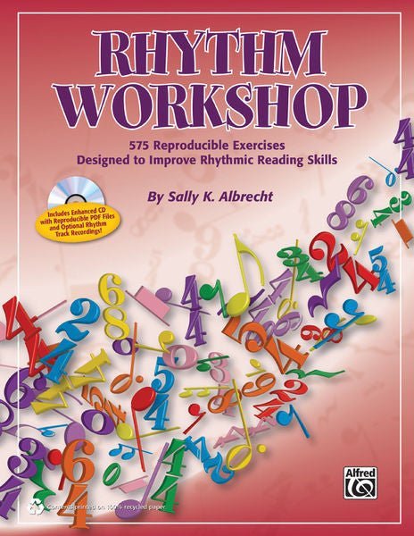 Rhythm Workshop 575 Reproducible Exercises Designed to Improve Rhythmic Reading Skills Default Alfred Music Publishing Music Books for sale canada