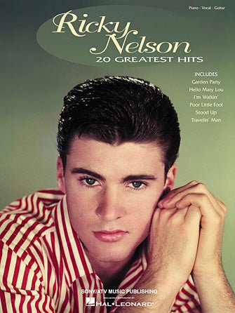RICKY NELSON – 20 GREATEST HITS, P/V/G Hal Leonard Corporation Music Books for sale canada