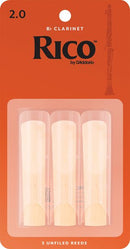 RICO Bb Clarinet, 3-Reed Pack 1.5 RICO Reeds for sale canada