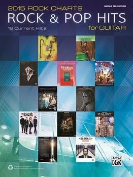 Rock & Pop Hits for Guitar 2015 Rock Charts Guitar Tab Edition Alfred Music Publishing Music Books for sale canada