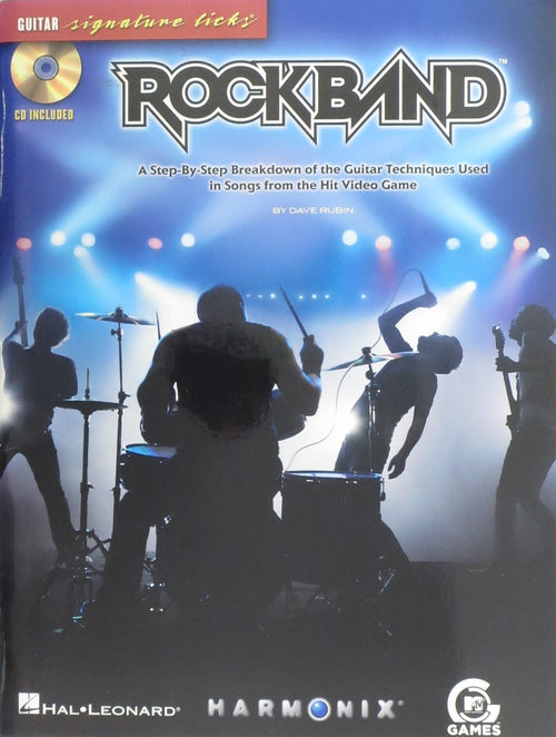 RockBand for Guitar (Book & CD) Hal Leonard Corporation Music Books for sale canada